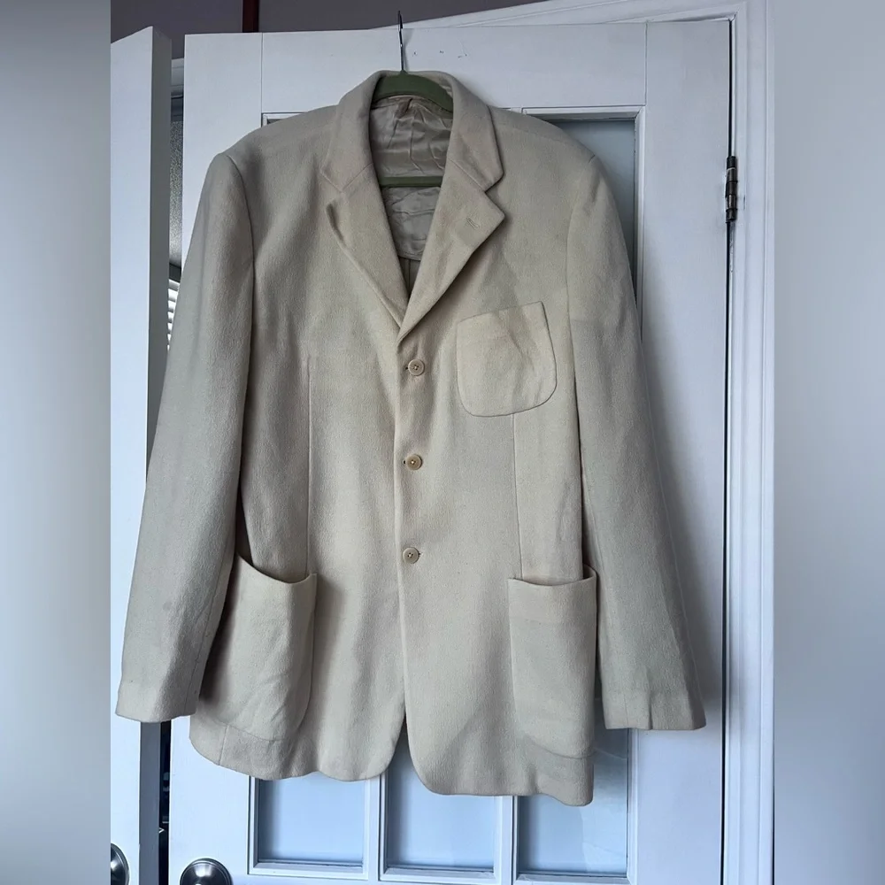 Harry Rosen Cream Jacket - Picture 2 of 4